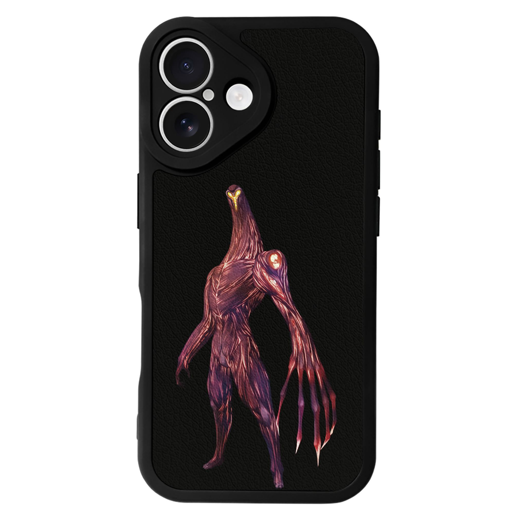 （画像用） ウルトラマン Ultraman 【iPhone 16シリーズ対応】シリコンスマホケース（レザー調） 材質：シリコン